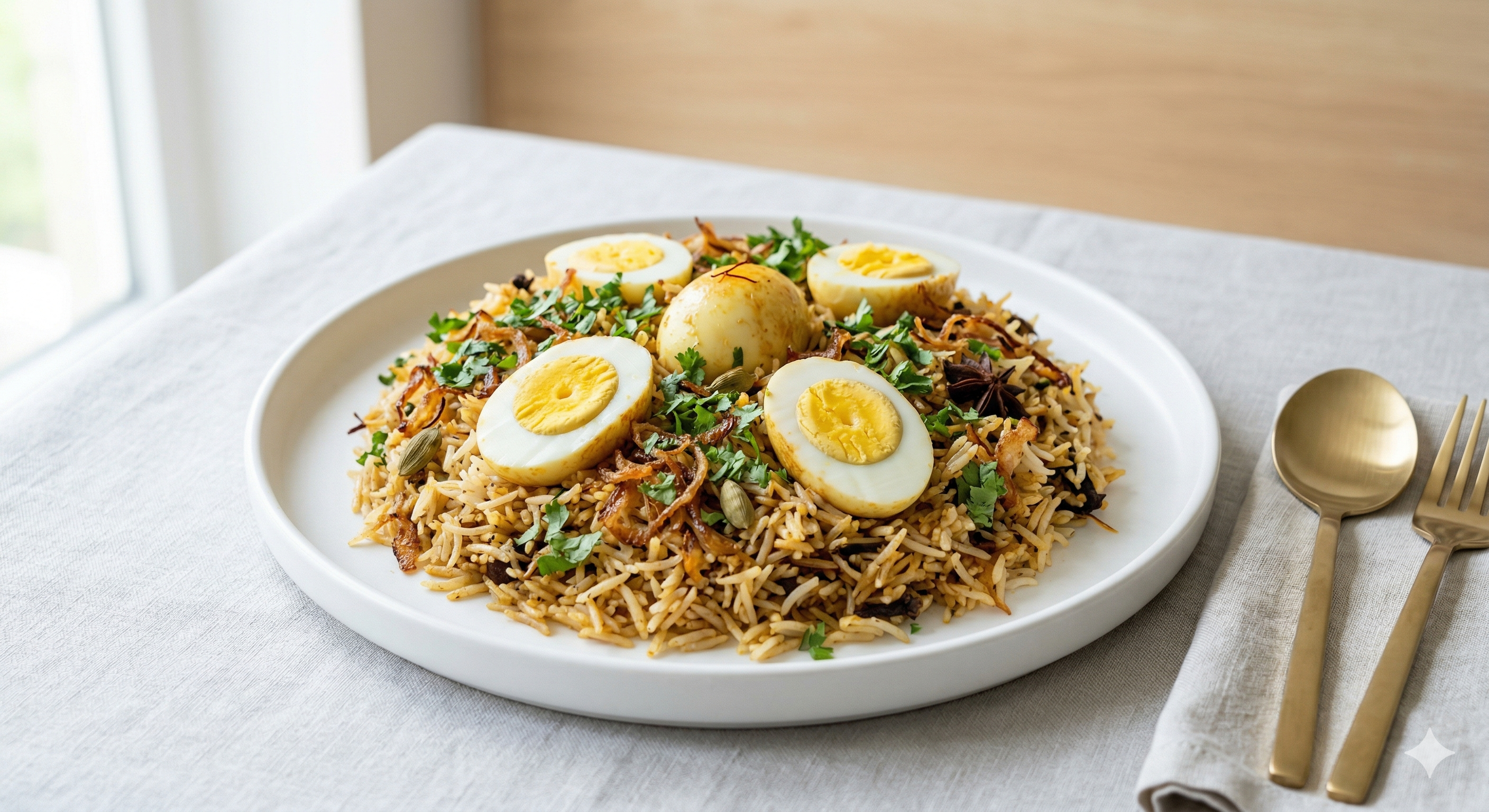 Spicy Tango Egg Biryani